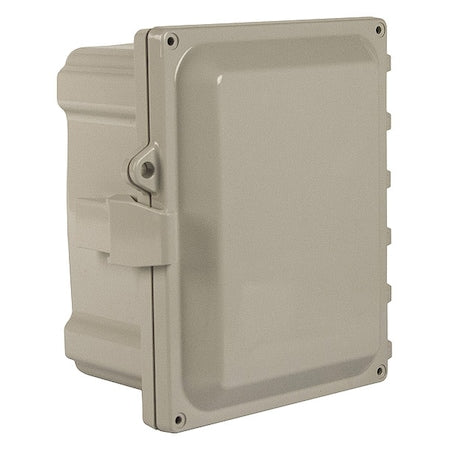 Quick Release Padlock Latch Electrical Enclosures, 6 in H, 4 in D, 6 in W, 1, 12, 3R, 4, 4X, 6P