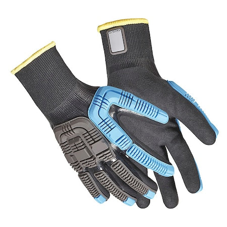 Knit Gloves, Cut Level A4 ,Double Dipped ,Nitrile ,Sandy ,XL ( 10 ) 1 PR