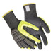 Knit Gloves, Cut Level A4 ,Double Dipped ,Nitrile ,Sandy ,S ( 7 ) 1 PR