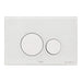 Neorest Push Plate - White Round Button