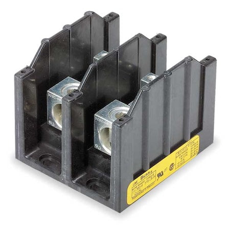 Power Distribution Block, Open, 2 Pole, 310 A Copper, 600 V AC/DC