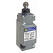 Heavy Duty Limit Switch, Plunger, Roller, 2NC/2NO, 10A at 600V AC, Actuator Location: Top