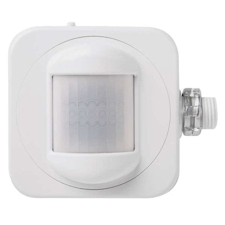 Fixture Mount Sensor, Occupancy, Photocell, 0 to 10V Dimming, Hard Wired, White, 1,400 sq ft, Fluorescent, Incandescent, LED