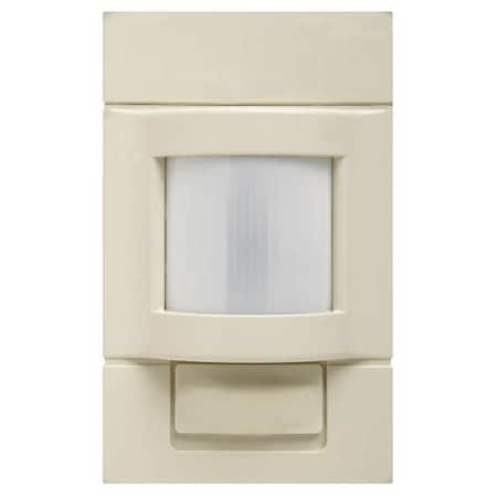 Wall Mount Sensor, Occupancy, Photocell, Hard Wired, Ivory, 1,200 sq ft, Fluorescent, Incandescent, LED