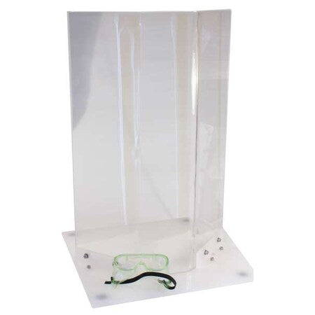 Lab Shield w/Weight Base, 18H x 24 In W