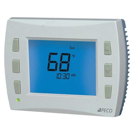 Low Voltage Thermostat, 7, 5-2, 5-1-1 Programs, 3 H, 2 C, Hardwired/Battery/Power Stealing, 24VAC