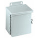 Padlockable Hasp Electrical Enclosures, 12 in H, 6 in D, 12 in W, 3R, Steel