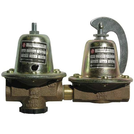 Water Pressure Reducing Valve,1/2 In.