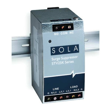 Surge Protection Device, 1 Phase, 240V, 3 Poles, 2 Wires