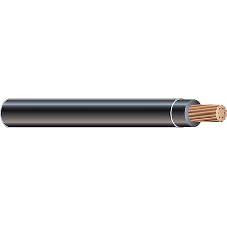 THHN Building Wire, Copper, 8 AWG, 1C, Black, Stranded, 500 ft