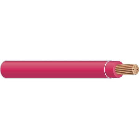 THHN Building Wire, Copper, 14 AWG, 1C, Red, Stranded, 2500 ft