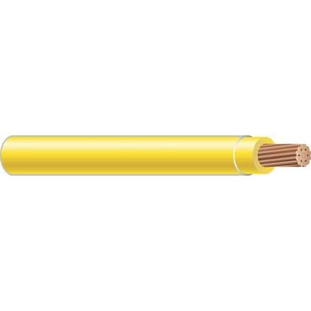 THHN Building Wire, Copper, 10 AWG, 1C, Yellow, Stranded, 500 ft