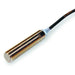 Cylindrical, Inductive Proximity Sensor, 12 mm Dia., Brass, 2 m, Bare Wire, 2 Wires, Shielded