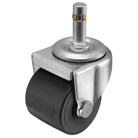 2" X 1-13/16" Non-Marking Polyolefin Log Swivel Caster, No Brake, Loads Up To 300 lb