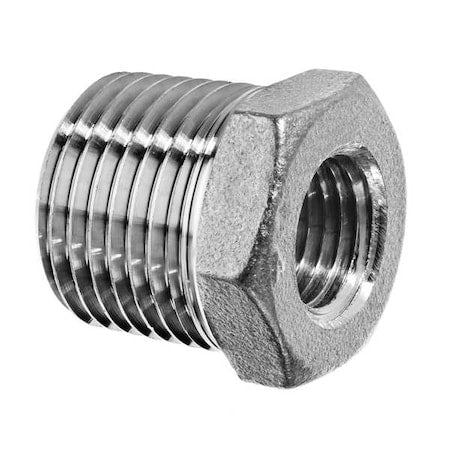 Hex Bushing,304 SS,1 x 3/8",BSPT