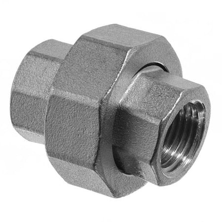 Union, Stainless Steel 316, 1/2 in x 1/2 in, Female BSPP, Class 150