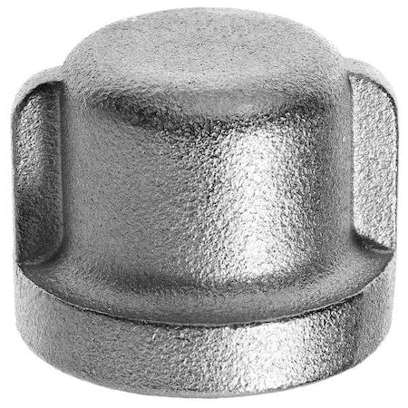Cap,304 SS,1/8",Female BSPT,Class 150