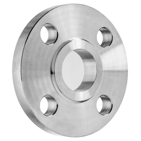 Slip On Pipe Flange, Flat Face, 4 in