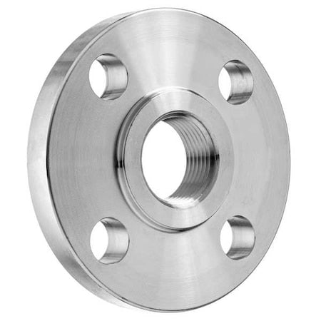 Pipe Flange,Threaded, Steel,3"Pipe Size