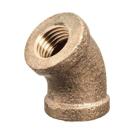 45 Degrees Elbow Brass Brass Class 125 Pipe Fittings, 2 1/2 in Female NPT X 2 1/2 in Female NPT