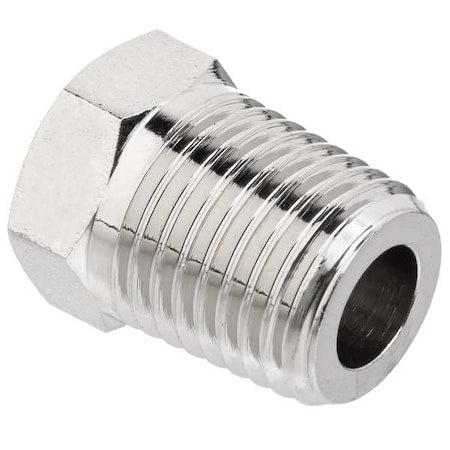 Hex Bushing Brass Brass Class 1000 Pipe Fittings, 3/8 in Male NPTF X 1/4 in Female NPTF