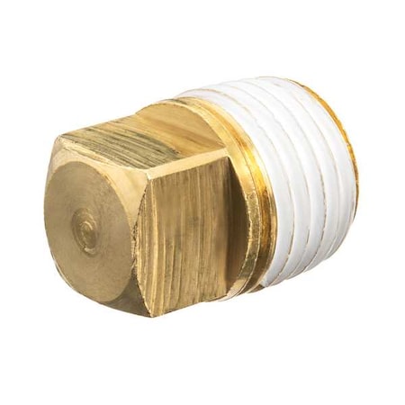 Brass Square Head Plug, Male NPT