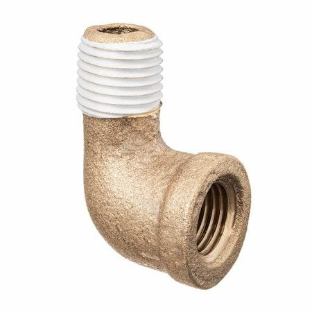 90 Degrees Street Elbow Brass Brass Class 125 Pipe Fittings, 3/4 in Female NPT X 3/4 in Male NPT