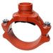 Clamp-T w/Grooved Branch,8x3,Iron,500psi