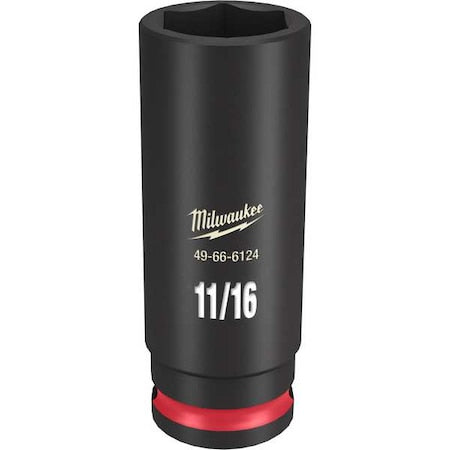 11/16 in. SHOCKWAVE Impact Duty 3/8 in. Drive Deep Well 6 Point Impact Socket