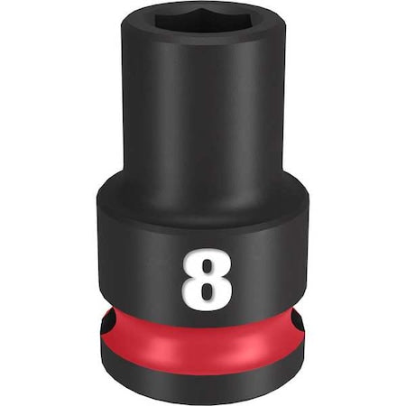 8mm SHOCKWAVE Impact Duty 3/8 in. Drive Standard 6 Point Impact Socket