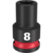 8mm SHOCKWAVE Impact Duty 3/8 in. Drive Standard 6 Point Impact Socket