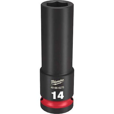14mm SHOCKWAVE Impact Duty 1/2 in. Drive Deep Well 6 Point Impact Socket