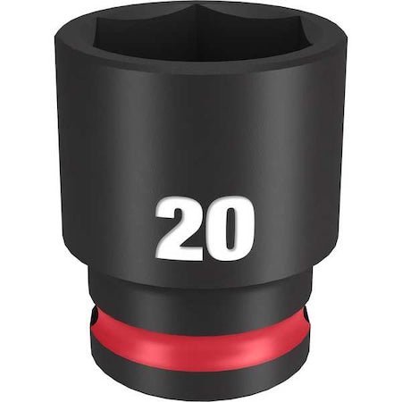 20mm SHOCKWAVE Impact Duty 3/8 in. Drive Standard 6 Point Socket
