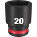 20mm SHOCKWAVE Impact Duty 3/8 in. Drive Standard 6 Point Socket