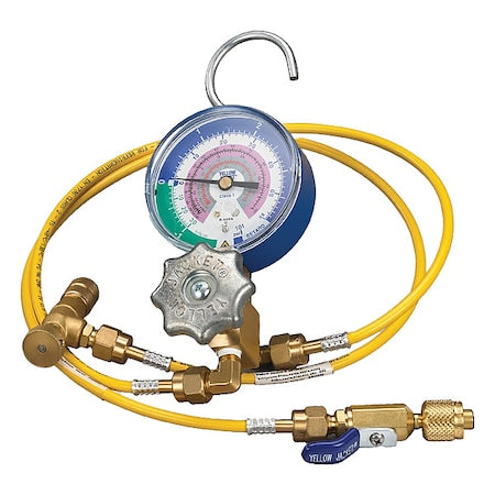 Manifold Gauge Set,2 ft L,3 1/8 in Gauge