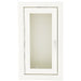 Fire Extinguisher Cabinet, Semi Recessed, 26 3/4 in Height, 10 lb