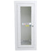Fire Extinguisher Cabinet, Semi Recessed, 26 3/4 in Height, 10 lb