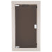 Fire Extinguisher Cabinet, Semi Recessed, 26 3/4 in Height, 10 lb