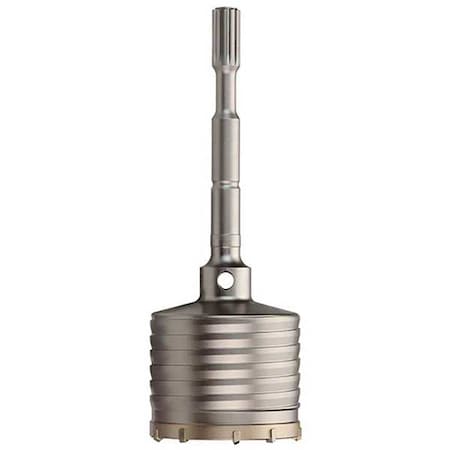 3-1/8 in. x 22 in. One Piece Spline Masonry Core Bit