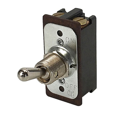 Toggle Switch, DPST, 4 Connections, On/Off, 10A at 250V AC/20A at 125V AC, Screw Terminal