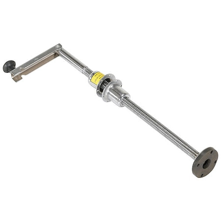 Leveling Jack 21 In Travel,Zinc Plated