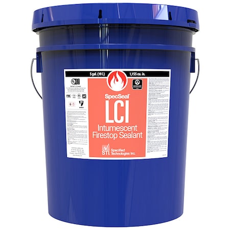 Fire Barrier Sealant,5 gal.,Red