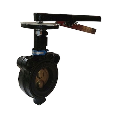 Butterfly Valve,Wafer,Pipe Size 5 In