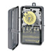 Electromechanical Timer,24 hr,Gray,Metal