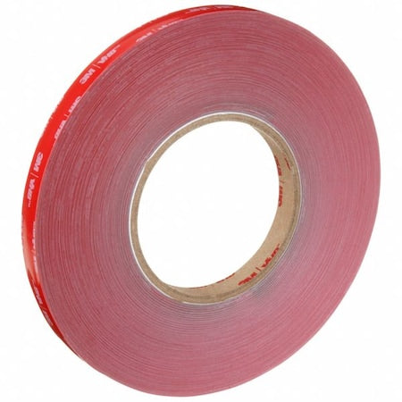 Foam Tape, Gray, 36 yd L, 1/2 in W, PK18