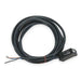 Diffuse Photoelectric Sensor, Bare Wire, Right Angle, Rectangular, Selectable Light On/Dark On, PNP