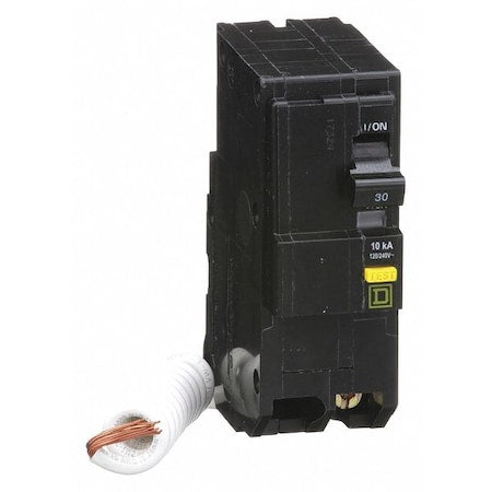 Miniature Circuit Breaker, QO Series, 30A, 2 Pole, 120/240V AC, 10kA at 120/240V AC, A Curve