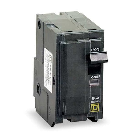 Miniature Circuit Breaker, QO Series, 80A, 2 Pole, 120/240V AC, 22kA at 120/240V AC