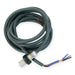 Cylindrical, Inductive Proximity Sensor, 12 mm Dia., Polyarylate Resin, 2 m, Bare Wire, 3 Wires, Shielded