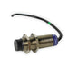 Cylindrical, Inductive Proximity Sensor, 18 mm Dia., Brass, 2 m, Bare Wire, 3 Wires, Shielded